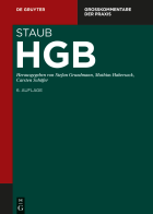 Staub, Handelsgesetzbuch (HGB) - Band 12/1