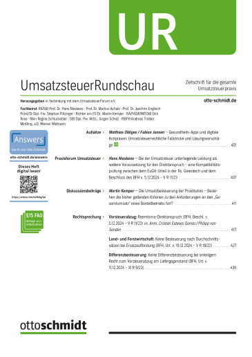 UmsatzsteuerRundschau (UR)