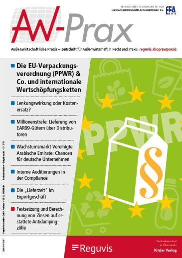  Außenwirtschaftliche Praxis (AW-Prax)