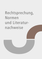 Rechtsprechung, Normen und Literaturnachweise Steuerrecht