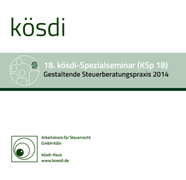  KSp 18 - Gestaltende Steuerberatungspraxis 2014